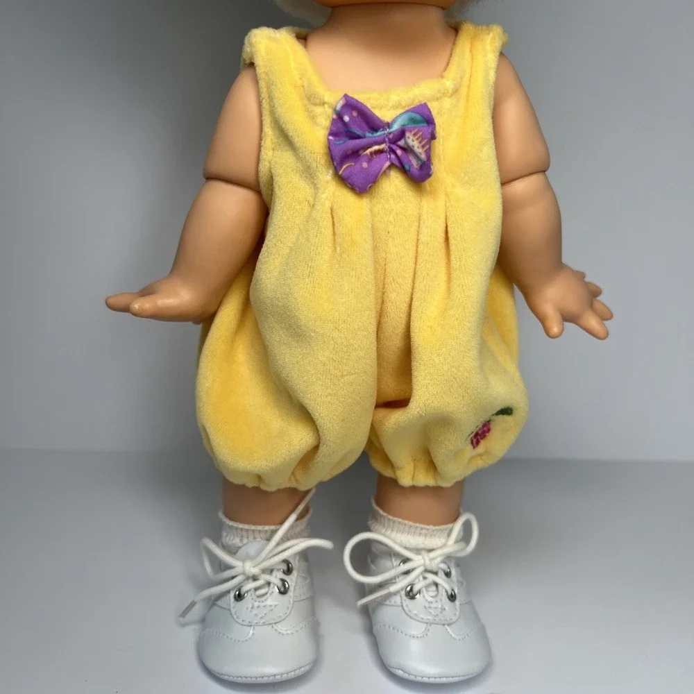 Vintage 1990 Galoob Baby Face So Delightful DeeDee #8 Doll Lavender Eyes